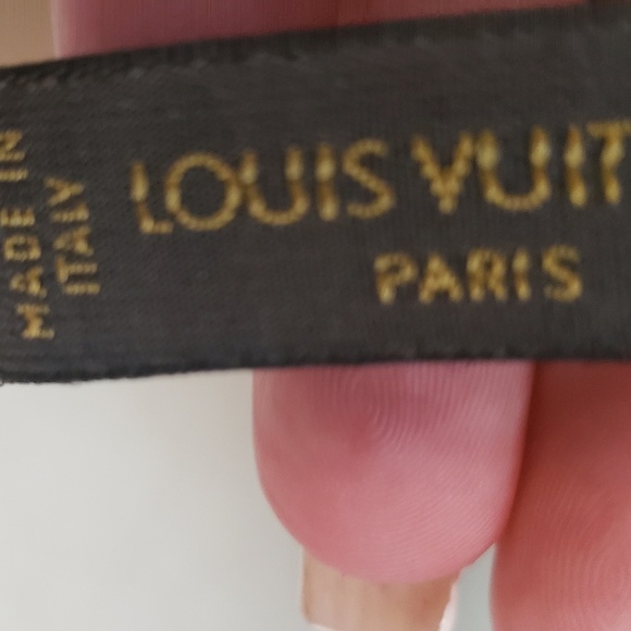 Lous Vuitton 100% Silk Scarf - Picture 7 of 8